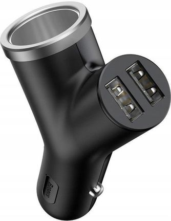 Baseus Y 2x Usb +zapalniczka - zdjęcie 3