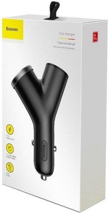 Baseus Y 2x Usb +zapalniczka - zdjęcie 5