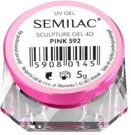 Semilac Sculpture Gel 4D Pink 592 5G