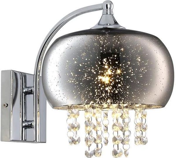 Lampa Zuma Line Ścienna Starlight Crystal Chrom E14 3786