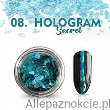 Zdjęcie 08 HOLOGRAM SECRET ozdoba do stylizacji paznokci - Zator