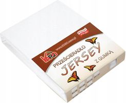 Zdjęcie Prześcieradło jersey z gumką 120x200 białe 001 - Piastów