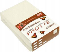 Zdjęcie Prześcieradło Frotte Z Gumką 120X200 Ekri 002 - Radzymin