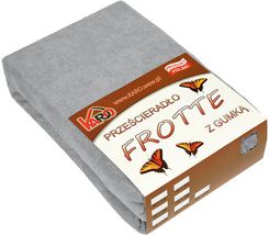 Zdjęcie Prześcieradło Frotte Z Gumką 120X200 Szare 060 - Piaseczno