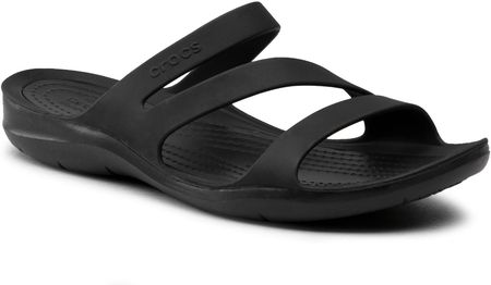 Klapki CROCS - Swiftwater Sandal W 203998 Black/Black