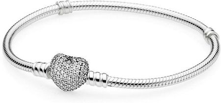 Pandora Srebrna Bransoletka Moments Zapięcie Z Cyrkoniami Sześciennymi (590727Cz16)