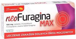 Zdjęcie Neofuragina Max 100mg 25tabl. - Węgrów
