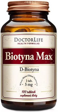 Doctor Life Biotyna Max 5000mcg 100 tabl