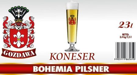 Brewkit Gozdawa Koneser Bohemia Pilsner 23L