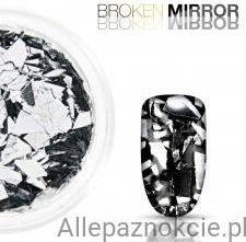 03 Broken Mirror Effect drobinki do zdobienia paznokci słoiczek