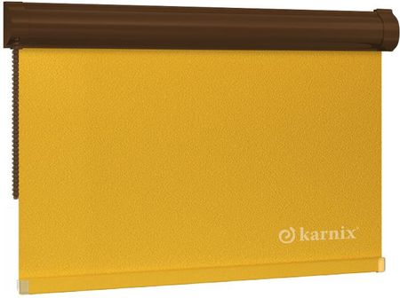 Karnix Rolety W Kasecie Pearl Żółty Brązowy