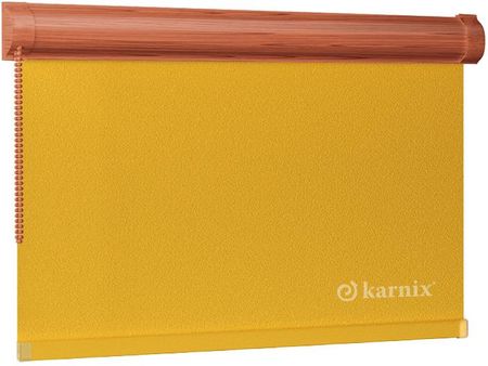 Karnix Rolety W Kasecie Pearl Żółty Wiśnia
