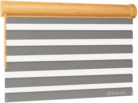 Karnix Rolety W Kasecie Dzień Noc Promo Stalowy Dąb Jasny