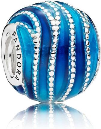 Pandora Piękny Niebieski Koralik 797012Enmx Srebro 925/1000