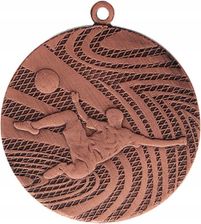 Brązowy Piłka Nożna Medal Stalowy - Trofea sportowe