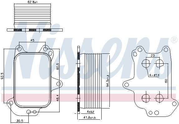 Bloc De Moteur Nissens 90966 - Compatible Citroën C4 Picasso, Peugeot 3008, 308, 5008… | Pièce Qualité D'origine
