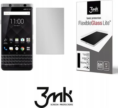 3MK BlackBerry KEYone szkło hybrydowe 6H Fg Lite