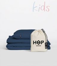 Zdjęcie Hop Design Pościel Perkal 90x120 Kids Pure Granatowy - Gdańsk