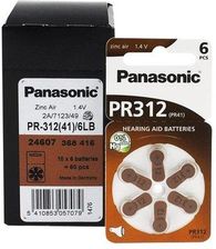 Zdjęcie Panasonic 300 x baterie do aparatów słuchowych 312/PR312/PR41 - Gdańsk