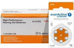 Zdjęcie everActive 66 x baterie do aparatów słuchowych ULTRASONIC 13 - Kraśnik