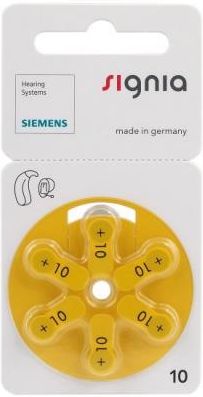 Siemens 30 x baterie do aparatów słuchowych Signia 10 MF