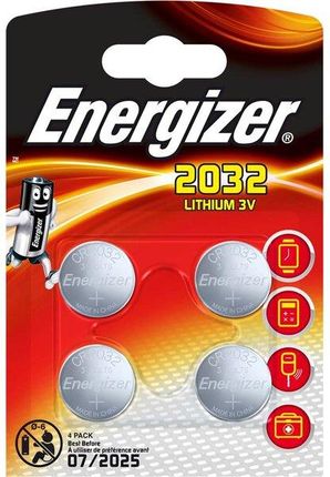 Energizer 4 x bateria litowa mini CR2032
