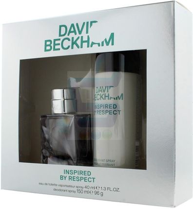 David Beckham Inspired By Respect Dezodorant w sprayu 150ml + Woda toaletowa 40ml