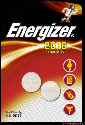 Energizer CR2016/2sztBATERIA 7638900248340