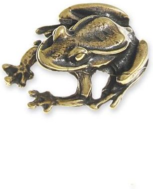 Jubileo Figurka Mała Żabka Amulety Talizmany Symbole Chińskie (Aj1446)