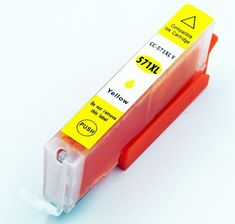 DDprint CLI571XL Y YEllow (żółTy) Tusz Do Canon PixmA MG5750 MG6850 MG7750 / 16ml.