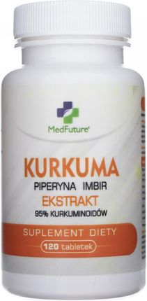 Medfuture Kurkuma 2500Mg + Imbir 500Mg + Piperyna 10Mg 120 tabl