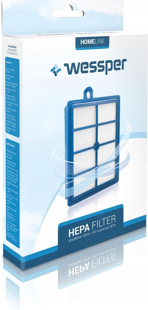 PakTrade Filtro HEPA per Aspirapolvere Philips Control Specialist, ERGOFIT FC 9250-9269, FC 8031, FC8038, FC8038/01, FC 8380-8396 Impact-Plus, FC 8400-8430 City Line