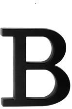 Zdjęcie Klamki Drzwiowe Litera B Na Budynek Czarna (Oblpcbd) - Jordanów