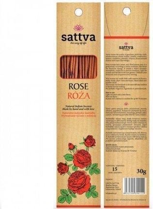 Sattva India Kadzidełka Róża Rose Naturalne Sattva 30G