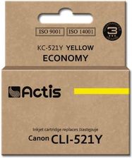 Actis Tusz KC521Y ( Canon CLI521Y STAnDArD 10 ml żółTy)
