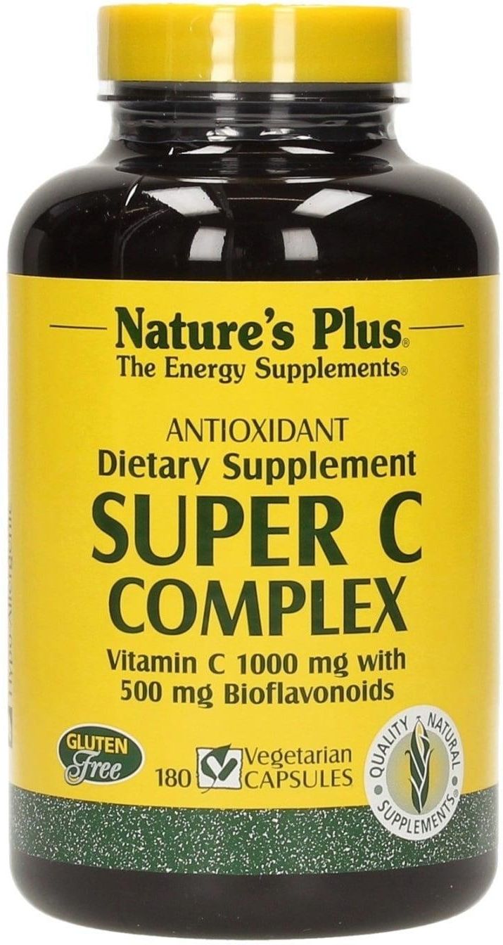 Nature's Plus Super C Complex kaps 180 kaps roślinnych Opinie i ceny