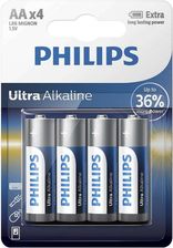 Zdjęcie Philips LR6E4B/10 4 ks Bateria alkaliczna AA ULTRA ALKALINE 1,5V - Prabuty