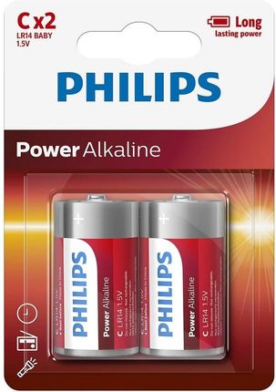 Philips LR14P2B/10 2 ks Bateria alkaliczna C POWER ALKALINE 1,5V