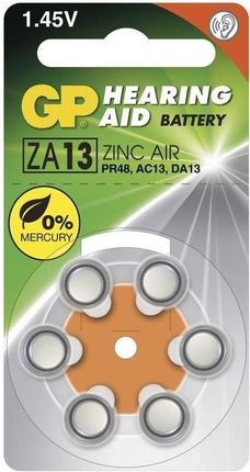 EMOS 6 szt Baterie do aparatów słuchowych  ZA13 GP HEARING AID 1,45V/290 mAh