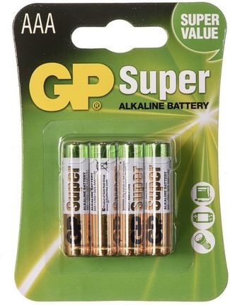 Gp Super Alkaline Baterie AAA 24A LR03 8 szt.