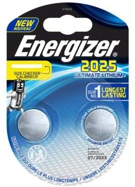 Energizer Bateria Ultimate Lithium CR2025/2 szt.