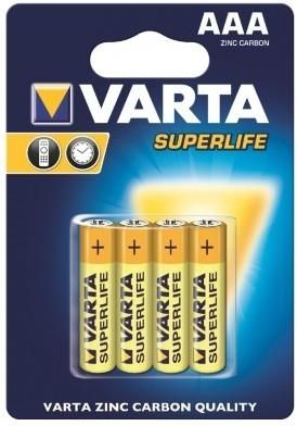 Varta Baterie cynkowe Varta R3(AAA)4szt. Superlife