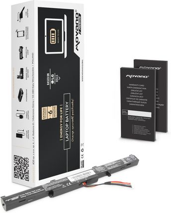 Movano Premium Bateria Asus A550E, K550E (2600 mAh) (BZASX550E)