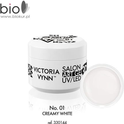 Victoria Vynn Żel Do Dekoracji Paznokci 3D Artgel Uv/Led N01 Creamy White