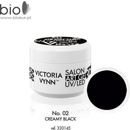 Victoria Vynn Żel Do Dekoracji Paznokci 3D Artgel Uv/Led No2 Creamy Black