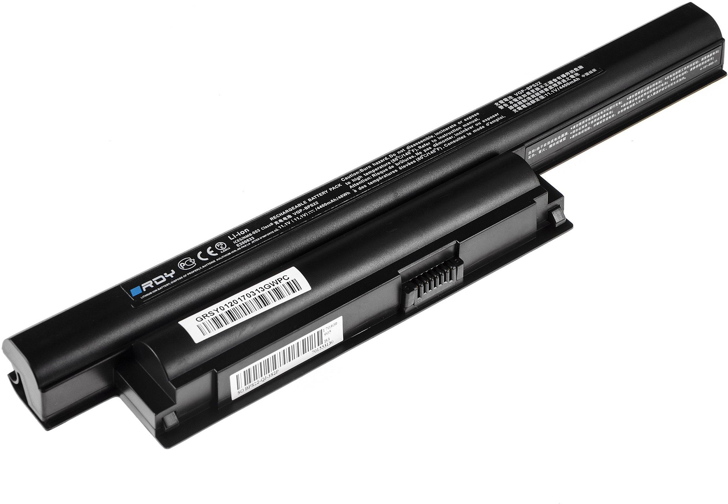 Replacement Laptop Battery For Sony Vaio VGP-BPS22 - 5200mAh, 11.1V, 6-Cell Li-Ion - View #5