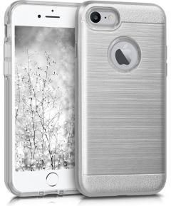 KWMobile Etui Apple iPhone 7/8 TPU Hybrida imitacja aluminium silver
