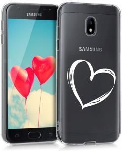 KWMobile Etui Samsung Galaxy J3 Crystal TPU serce