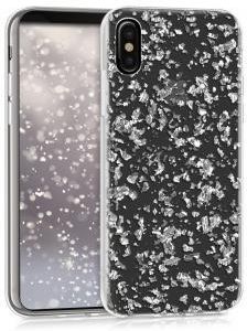 KWMobile Etui Apple iPhone X Crystal TPU płatki śniegu