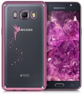 KWMobile Etui Samsung Galaxy J5 Crystal TPU whellroseka hellroseowa